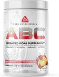 Core Nutritionals ABC Advanced BCAA Supplement | Amino Acid Recovery Blend | with Glutamine Beta Alanine Citrulline Malate | 20 Servings (White Pineapple Strawberry)