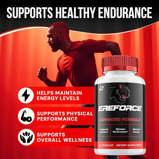 EreForce Capsule – Ere Force All Natural Supplement Advanced Formula Overall Health Support and Reviews (3 Pack - 180 Capsules)
