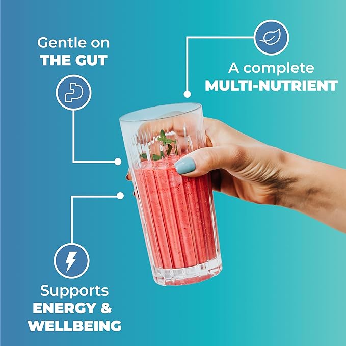 MultiAbsorb~Daily Essential Multi-Nutrient Powder for Optimal Health Vitamins Minerals Antioxidants No Fillers or Preservatives Natural Non-GMO 30 Servings (Unflavored)
