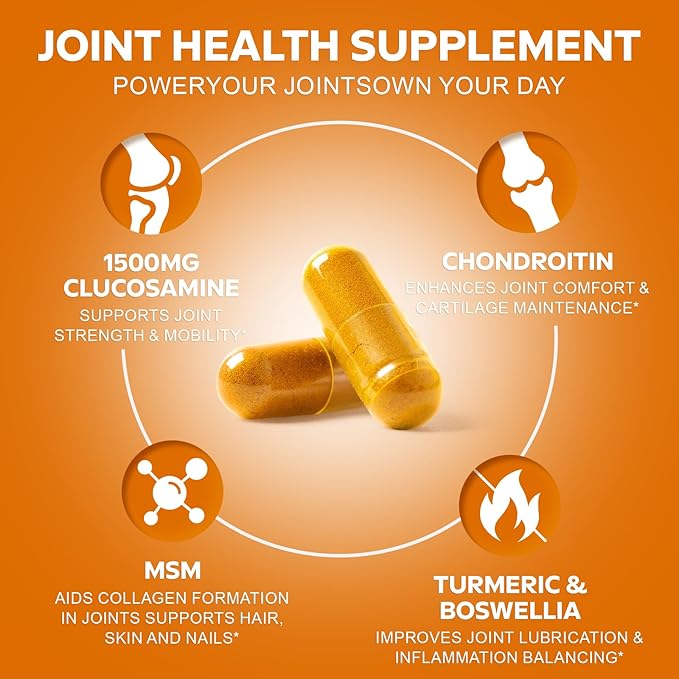 60-Day Supply Move &amp Relax Bundle Glucosamine Complex &amp Magnesium Complex Supplement Set 3 Individual Bottles Glucosamine Complex and Magnesium Complex