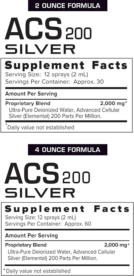 Results RNA - ACS 200 Silver Extra Strength Immune System Support – Advanced Cellular Colloidal Silver Supercharges Your Immune System. Recommended by Doctors Worldwide ( 2 oz )