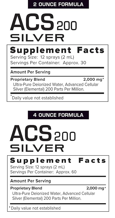 Results RNA - ACS 200 Silver Extra Strength Immune System Support – Advanced Cellular Colloidal Silver Supercharges Your Immune System. Recommended by Doctors Worldwide ( 4 oz )