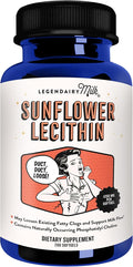 Legendairy Milk Sunflower Lecithin 1200mg Lactation Support Sunflower Lecithin Supplement for Clogged Milk Ducts Made in USA 200 Softgels