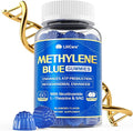 LILICARE Men's Methylene Blue Gummies 7mg Methylene Blue for Humans Supplement w/NAC VIT B3 &amp L-Theanine Brain &amp Mitochondrial Support Enhances Energy Focus and Cognitive Sugar Free 60