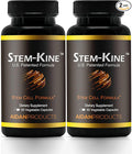 Stem-Kine Stem Cell Supplements Clinically Proven to Increase Circulating Stem Cells Pack of 2 Promoting Healing and Anti-Aging 2 Pack of 60 Capsules Each