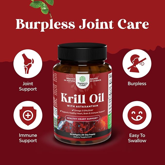 Bundle of PMS Support Supplement for Women – Hormone Balance for Period Cramps Ease Menopause Bloating Mood Swing and Krill Omega 3 Fish Oil Softgels 500mg - Concentrated Krill EPA &amp DHA Supplem