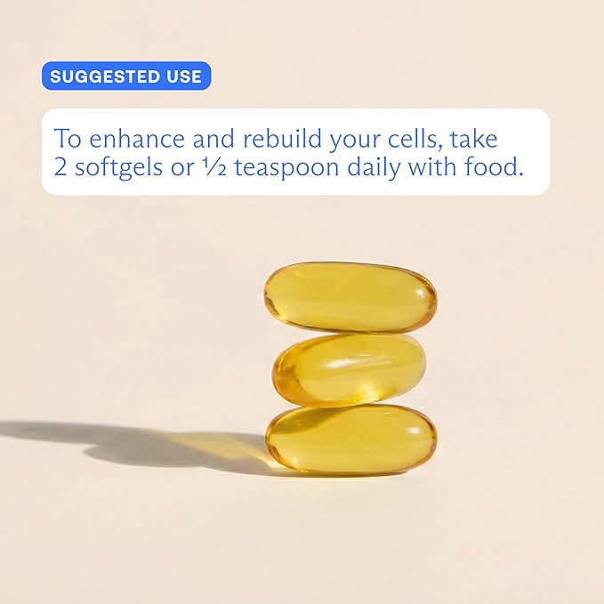 BodyBio Balance Oil - Vegan Omega 3 6 Supplement – Cold-Pressed Safflower &amp Flaxseed Oil – Supports Brain Function Healthy Skin and Mood