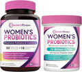 Doctor's Recipes Women's Probiotics Bundle Feminine Health and GI Support No Gluten Pro 50 Billion (60 Capsules) &amp 70 Billion (30 Capsules)