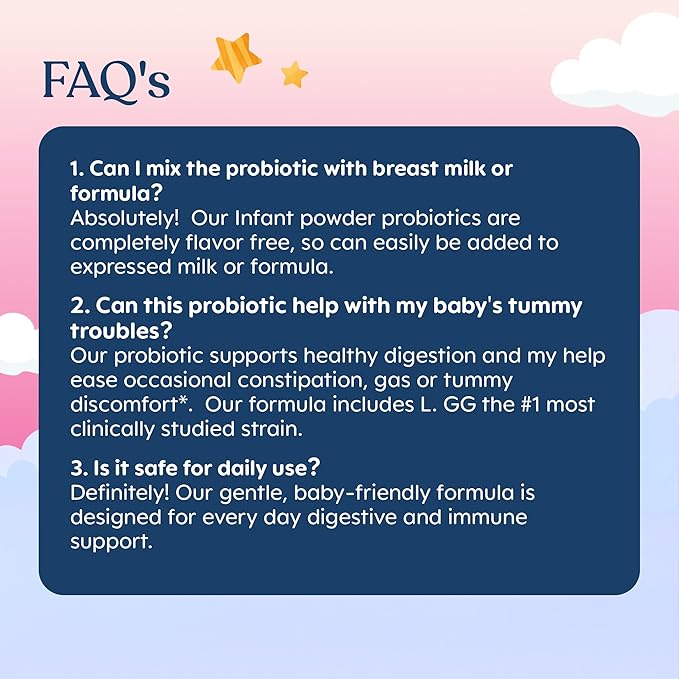 LOVEBUG Infant Probiotics 0-6 Months - USDA Organic Probiotics for Babies Supports Baby Gas Colic Reflux Diarrhea and Newborn Constipation Relief Allergen &amp Sugar Free Tasteless Powder 30 P