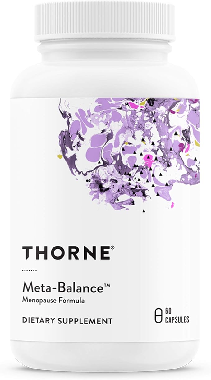THORNE - Healthy Aging &amp Menopause Support Bundle - ResveraCel &amp Meta-Balance - 30 to 60 Servings