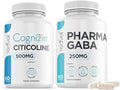 Teaveli Citicoline with Pharma GABA Capsules Bundle