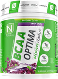 NutraKey BCAA Optima Post Workout Recovery Complex No Sugar No Carb Recovery Aid Grape