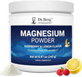 Dr. Berg Magnesium Glycinate Powder for Sleep Relaxation &amp Stress Relief - Now Includes Vitamin D3 &amp Zinc - Delicious Raspberry &amp Lemon Flavor (50 Servings) Magnesium Powder - Magnesium