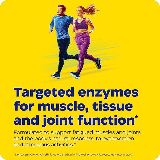 Enzymedica Repair Gold Proteolytic Enzymes Joint Support Supplement Promotes Muscle Recovery &amp Tissue Function 60 Count