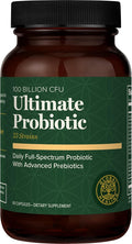 Global Healing Ultimate Probiotic Blend Supplement with Prebiotics and Probiotics for Digestive Health Digestive Tract &amp Immune System Gut Health for Men &amp Women 100 Billion CFU (60 Capsul