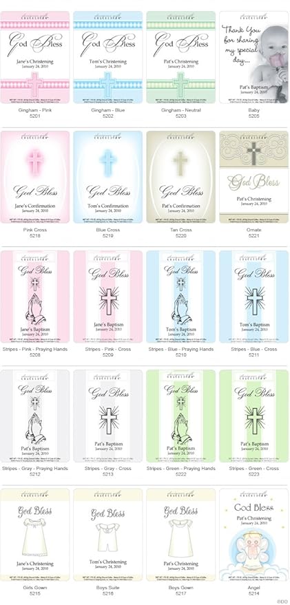 Personalized Coffee Favors - Set of 24 (Religious)