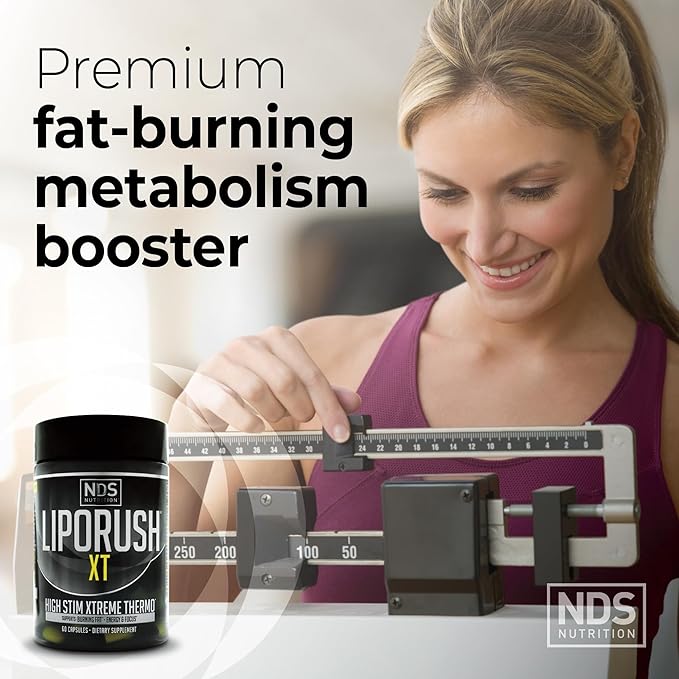 NDS Nutrition Maximum Strength Dual Impact Stack - Powerful 2-in-1 Weight Loss Kit Combines High Energy Fat-Burning XT Thermogenic with Premium CLA Censor Body Toner (60 Caps &amp 90 Softgels)