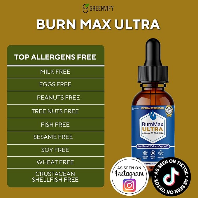 BurnMax Ultra Extra Strength Dietary Supplement Advanced Formula 60 Servings 2 fl oz (3)