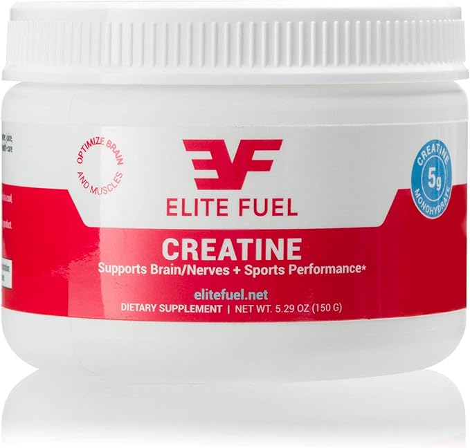 EF Elite Fuel Creatine Monohydrate Powder 5g Creapure Per Serving 30 Servings 5.29 oz