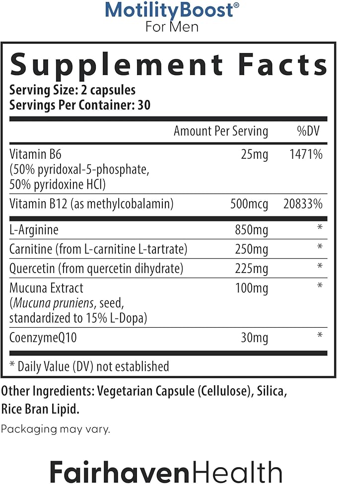 Fairhaven Health FertilAid for Men MotilityBoost and Countboost Combo | Fertility Supplements for Men | Male Fertility Supplement with Conception for him Prenatal Vitamin