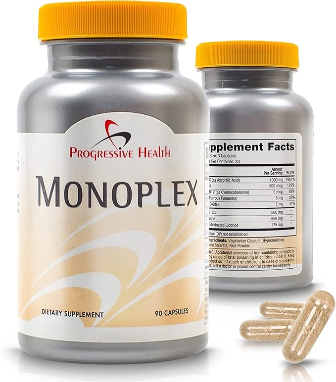 Get Rid of Canker Sores - Natural Canker Sore Treatment That Works for Mouth Sores and Mouth Ulcer Treatment - Monoplex Canker Sore Relief Pills Help Reduce Cankers on the Side of Your Tongue and Lips
