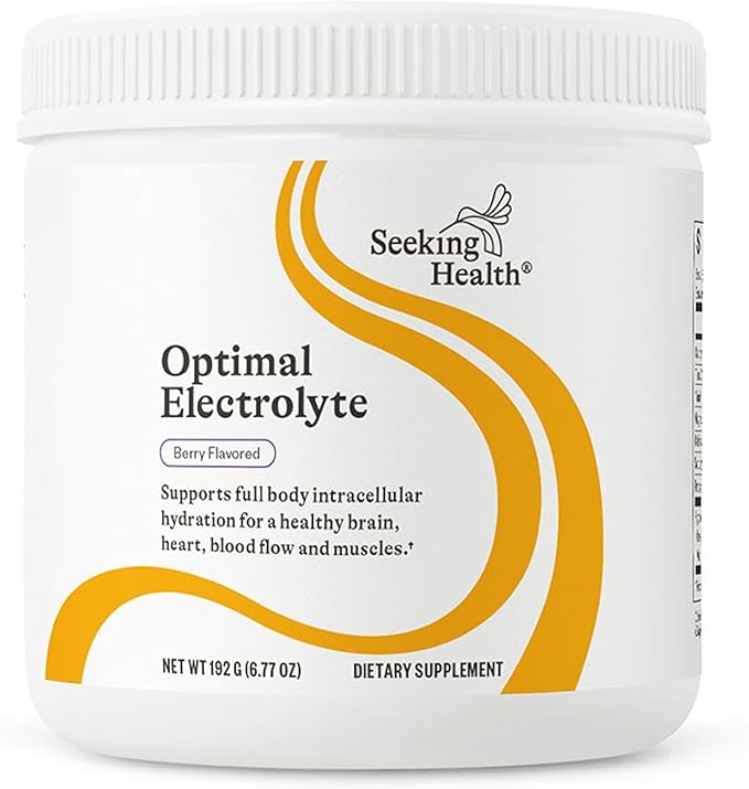 Acetyl-L-Carnitine &amp Optimal Electrolyte: Supports Energy Brain &amp Mood + Electrolyte Powder with Magnesium Sodium &amp Potassium Berry (90/30 Servings)