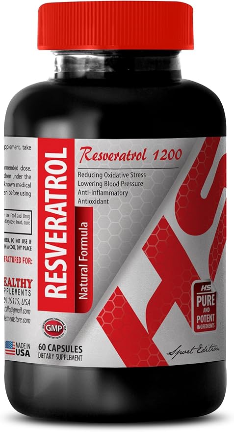 Trans-RESVERATROL Complex - resveratrol Supplement for Women resveratrol Energy resveratrol Immune Support Red Wine Extract Advanced resveratrol resveratrol for Athletes Natural resveratrol 3B