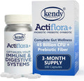 Kendy Actiflora Probiotic + Prebiotic &amp Synbiotic Capsules – Advanced Formula w/L. bulgaricus for Digestive Health &amp Gut Balance – 45-Billion CFU Daily Supplement – 100-Day Supply 100-Caps (1