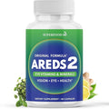 AREDS 2 Eye Vitamin &amp Mineral Supplement Contains Lutein Vitamin C Zeaxanthin Zinc &amp Vitamin E with Added Copper - 60 Count