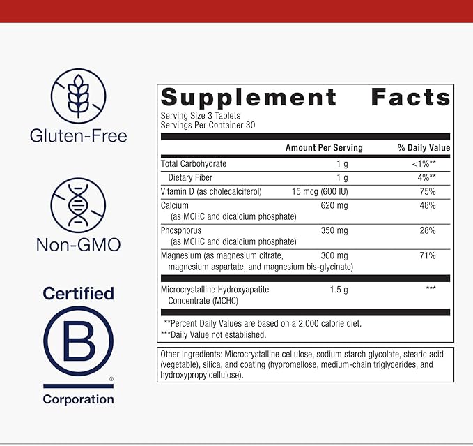 Metagenics Bone Builder with Magnesium - for Comprehensive Bone Strength &amp Wellness* - with Calcium Vitamin D &amp Chelated Magnesium for Quick Absorption - Non-GMO &amp Gluten-Free - 90 Tablet