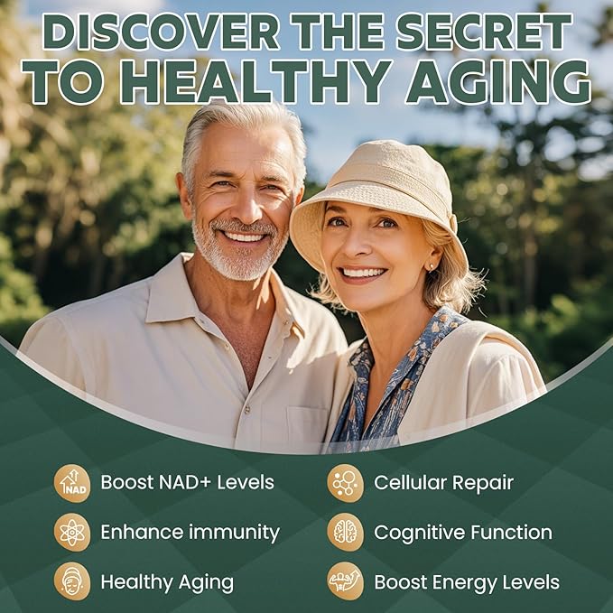 Liposomal NAD+ Supplement 1200mg with Trans Resveratrol - Boost NAD+ Levels Energy &amp Anti-Aging Support - Vegan 100 Capsules