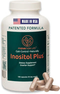 Supplement for Women | Hormone Balance &amp Ovarian Support | 40:1 Myo-Inositol &amp D-Chiro Blend with 12 Ingredients | Developed by Medical Doctor | 180 Capsules