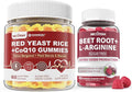 Nextdia 1 Pack Red Yeast Rice Gummies 2400MG with CoQ10 + 1 Pack Beet Root Gummies