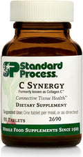 Standard Process C Synergy - Supplement to Support Connective Tissue Health - Whole Food-Based Supplement to Aid Immune Health - Connective Tissue Support with Vitamin C &amp Buckwheat Flour - 90 Tab