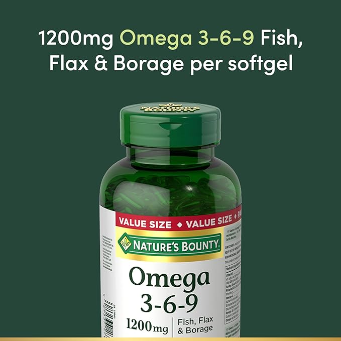 Nature's Bounty Omega-3-6-9 1200mg 200 count