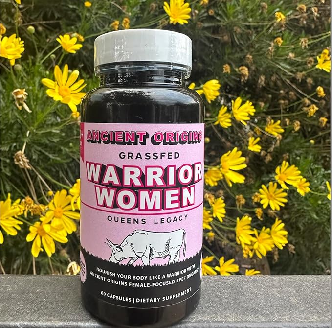Ancient Origins Warrior Women Female Optimized Beef Organs and Two Months of Grass Fed Beef Liver