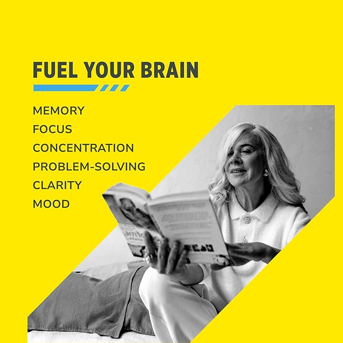 CON-CRET Creatine HCl for Brain Health Capsules – Clinically Tested Support for Memory Focus Concentration Problem-Solving Clarity and Mood.* | Made in USA (60 Day Supply)