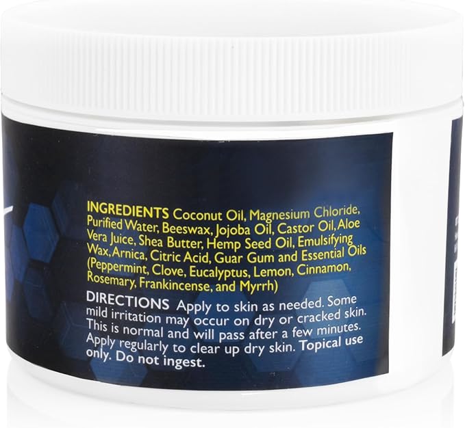 MagneSport Topical Magnesium Balm for Athletic Recovery - 8oz Jar