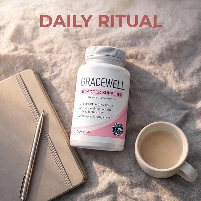 GraceWell Bladder Support Supplement Herbal Blend with Astragalus Root Goji Berry Angelica Root &amp Schisandra for Daily Wellness