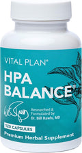 Vital Plan HPA Balance Adrenal Supplement by Dr. Bill Rawls - Adrenal Mood &amp Hormone Support for Women &amp Men w/Sensoril® Ashwagandha Relora &amp L-Theanine