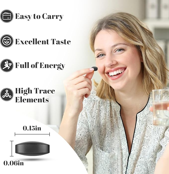 Shilajit Tablets 1000 MG 100% Himalayan Organic Shilajit Supplement Rich in Fulvic Acid &amp 85+ Trace Minerals for Men and Women Energy &amp Immune System 120 Count