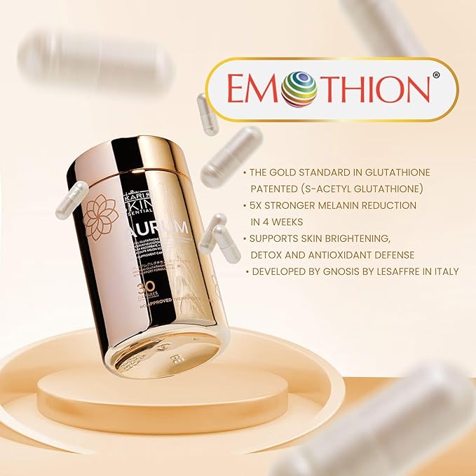 Aurum Hikari Premium Glutathione and Skin Support Formulation 30 Capsules