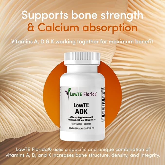 ADK 5 - Multivitamin Including Vitamin D3 5000 iu Vitamin K2 mk-7 &amp Vitamin A for Strong Bones &amp Teeth* Arterial Health &amp Immune Support* Gluten Free (60 Day Supply)