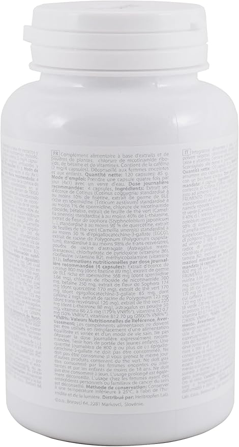 Heiltropfen Eternal Vital - Natural Ageless Vitality | 12-Compound Complex | 120 Veggie Capsules | Dietary Supplement | Third-Party Tested