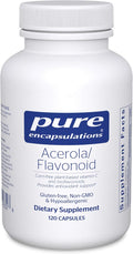 Pure Encapsulations Acerola/Flavonoid | Corn-Free Plant-Based Vitamin C and Bioflavonoid | 120 Capsules*