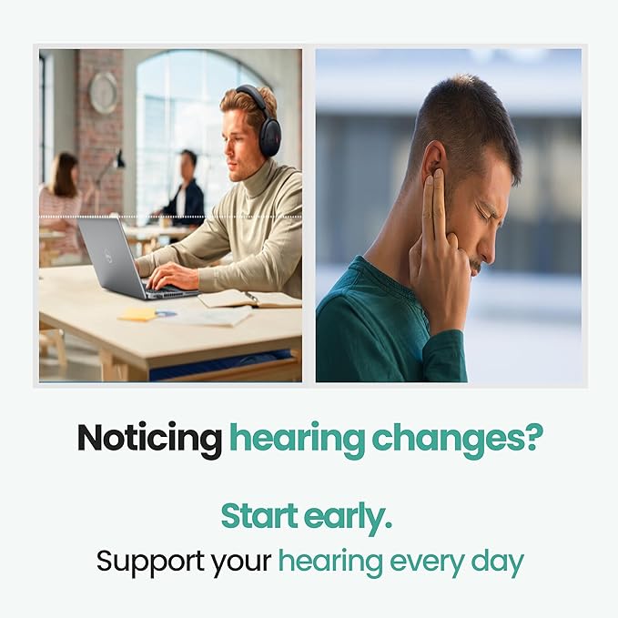 Hearing Support Supplement for Clarity &amp Ear Wellness | Daily Auditory Support with Magnesium B6 &amp Patented Botanical Complex | 60 Tablets