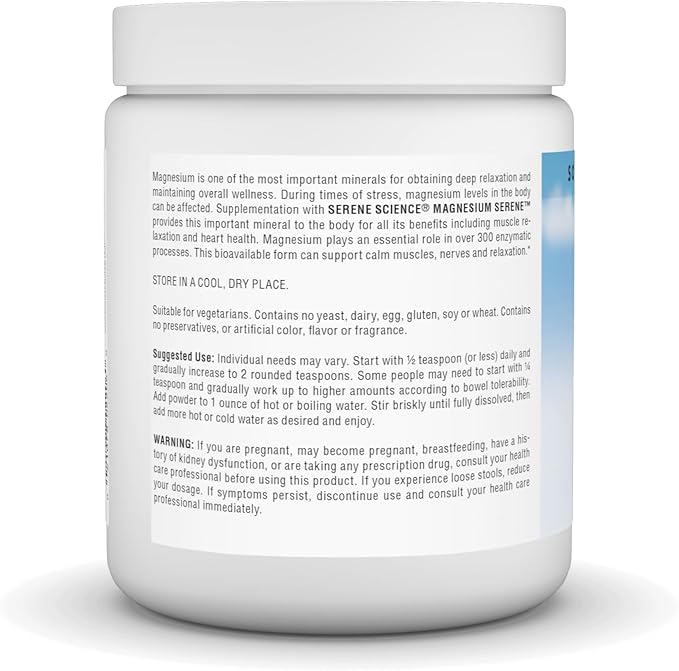 Source Naturals Serene Science Magnesium Serene Peaceful Body - Berry Flavored - 17.6 Ounces
