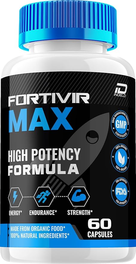 Fortivir Max Capsule – Fortivir Max All Natural Supplement Advanced Formula Overall Health Support and Reviews (1 Pack - 60 Capsules)