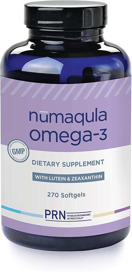 nūmaqula Omega 3 Supplement - 270 Softgels 90-Day Supply - Re-Esterified Omega 3 Triglyceride Form with Lutein &amp Zeaxanthin - 1400mg DHA &amp 400mg EPA for Macular &amp Retinal Support