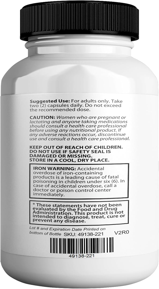 Derma Prime Plus Max Hair Skin Nail Supplement 60 Capsules with Biotin 5000mcg Vitamins Minerals Herbal Blend (2)